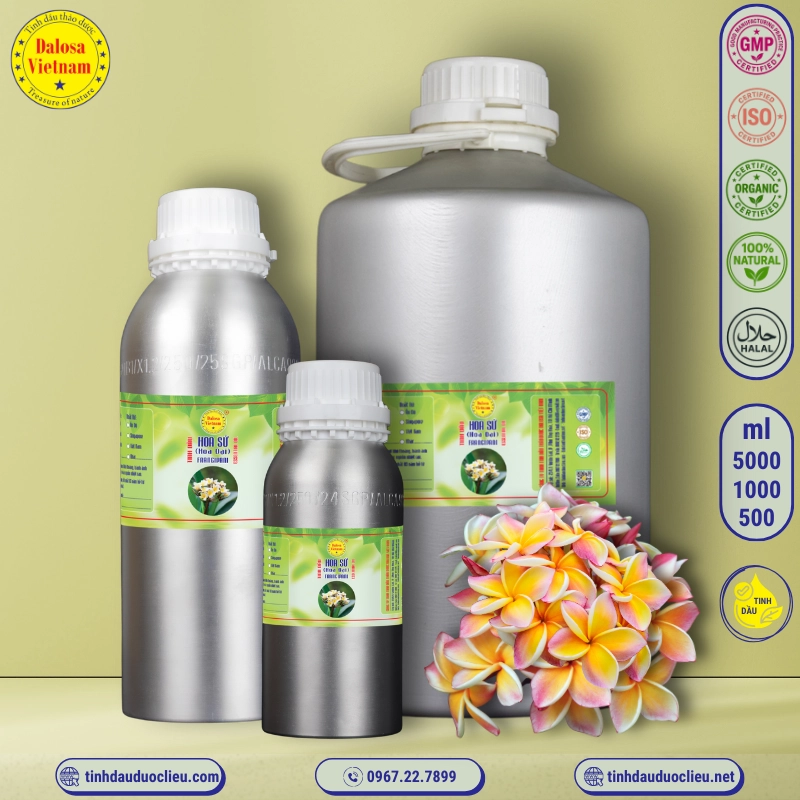 Tinh Dầu Hoa Sứ - Frangipani Essential Oil 1 tinh dau hoa su hoa dai frangipani plumeria alba essential oil 2